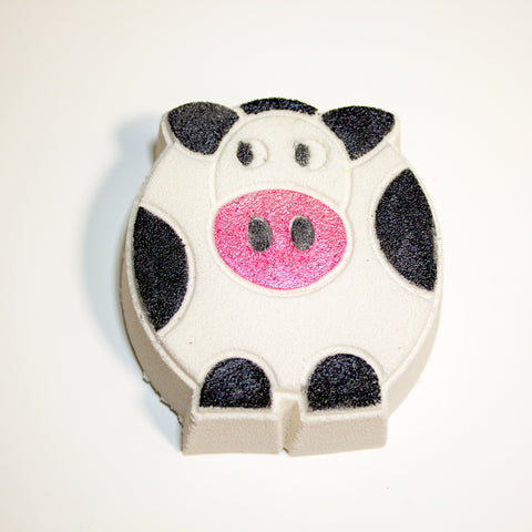 Bombe de bain Vache dans l’eau effervescente parfum Melon d’eau
