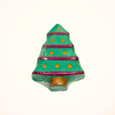 Bombe de bain Sapin artisanale fait main Québec parfum Menthe poivrée ou Canneberge