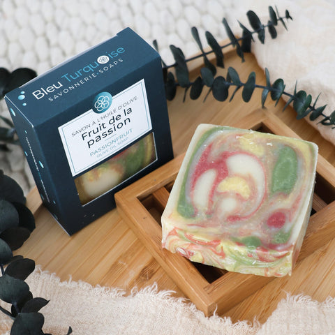 Savon artisanal Fruit de la passion fait main au Québec