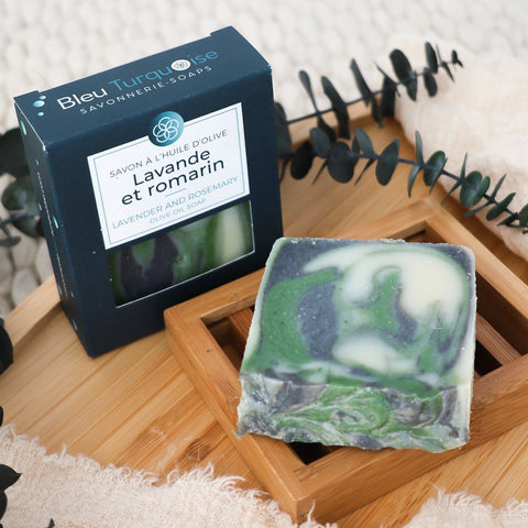 Savon artisanal Lavande romarin fait main au Québec