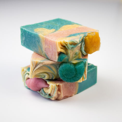 Savon Sous l'océan de la Savonnerie Bleu Turquoise