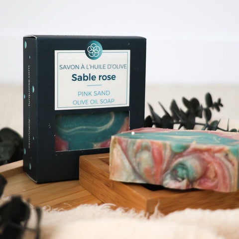 Savon naturel Sable rose hydratant et doux pour la peau