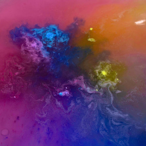 Mini bombes de bain Ananas bleuet – Effervescentes, colorées et hydratantes