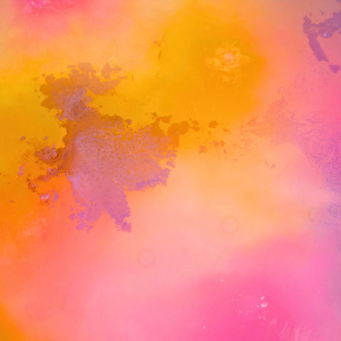 Mini bombes de bain Framboise et pêche – Effervescentes, colorées et hydratantes