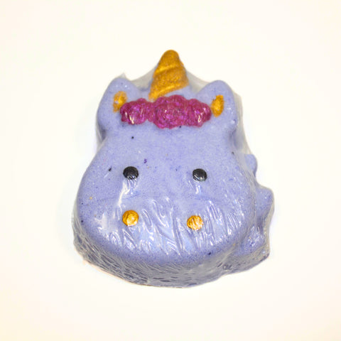 Bombe de bain Licorne pour enfants parfum Barbe à papa