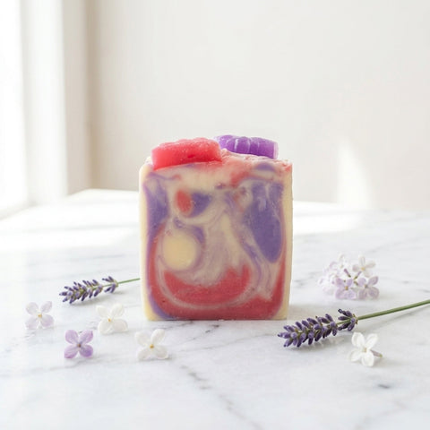 Savon artisanal - Lavande et lilas Savonnerie Bleu Turquoise