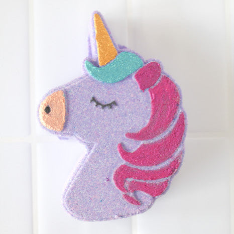 Bombe de bain artisanale Licorne - Sucre rose | Effervescente, colorée et hydratante