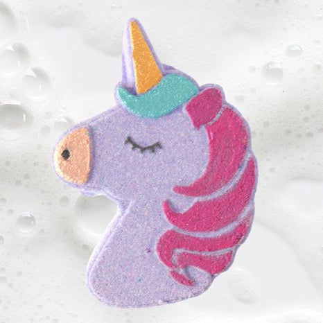 Bombe de bain artisanale Licorne - Sucre rose | Effervescente, colorée et hydratante