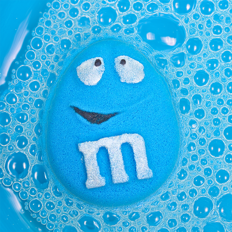 Bombe de bain artisanale M & M – Gomme balloune | Effervescente, colorée et hydratante