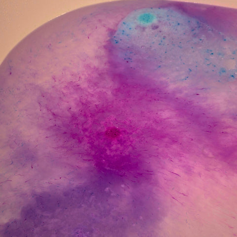 Mini bombes de bain Brise de licorne – Effervescentes, colorées et hydratantes