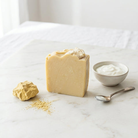 Savon artisanal - Yogourt de coco non parfumé Savonnerie Bleu Turquoise
