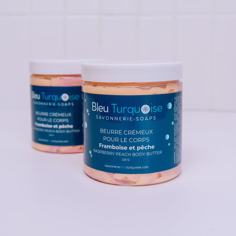Beurre crémeux pour le corps - Framboise et pêche