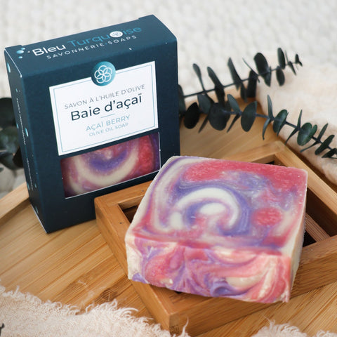 Savon artisanal Baie d’açai fait main au Québec