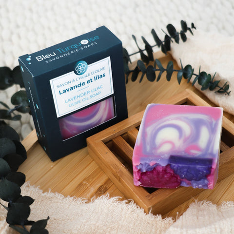 Savon artisanal Lavande lilas fait main au Québec