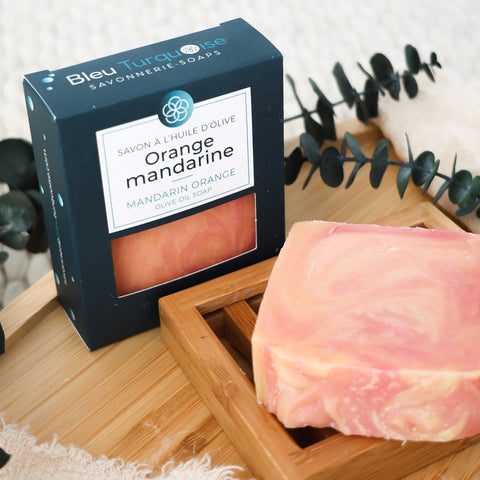 Savon artisanal Orange mandarine fait main au Québec